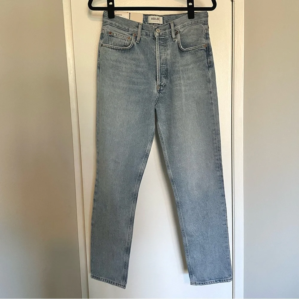 AGOLDE FEN - DIMENSION LIGHT WASH - SIZE 26 - NEW NWT - Picture 5 of 11